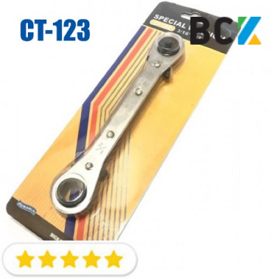 Ключ холодильний вентильний CT-123 3/16-3/8 універсальний Ключ холодильний вентильний CT-123 3/16-3/8 універсальний